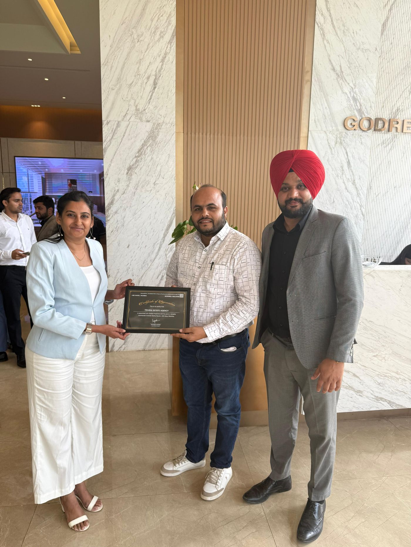 Godrej Square, Bhandup — Certificate of Appreciation