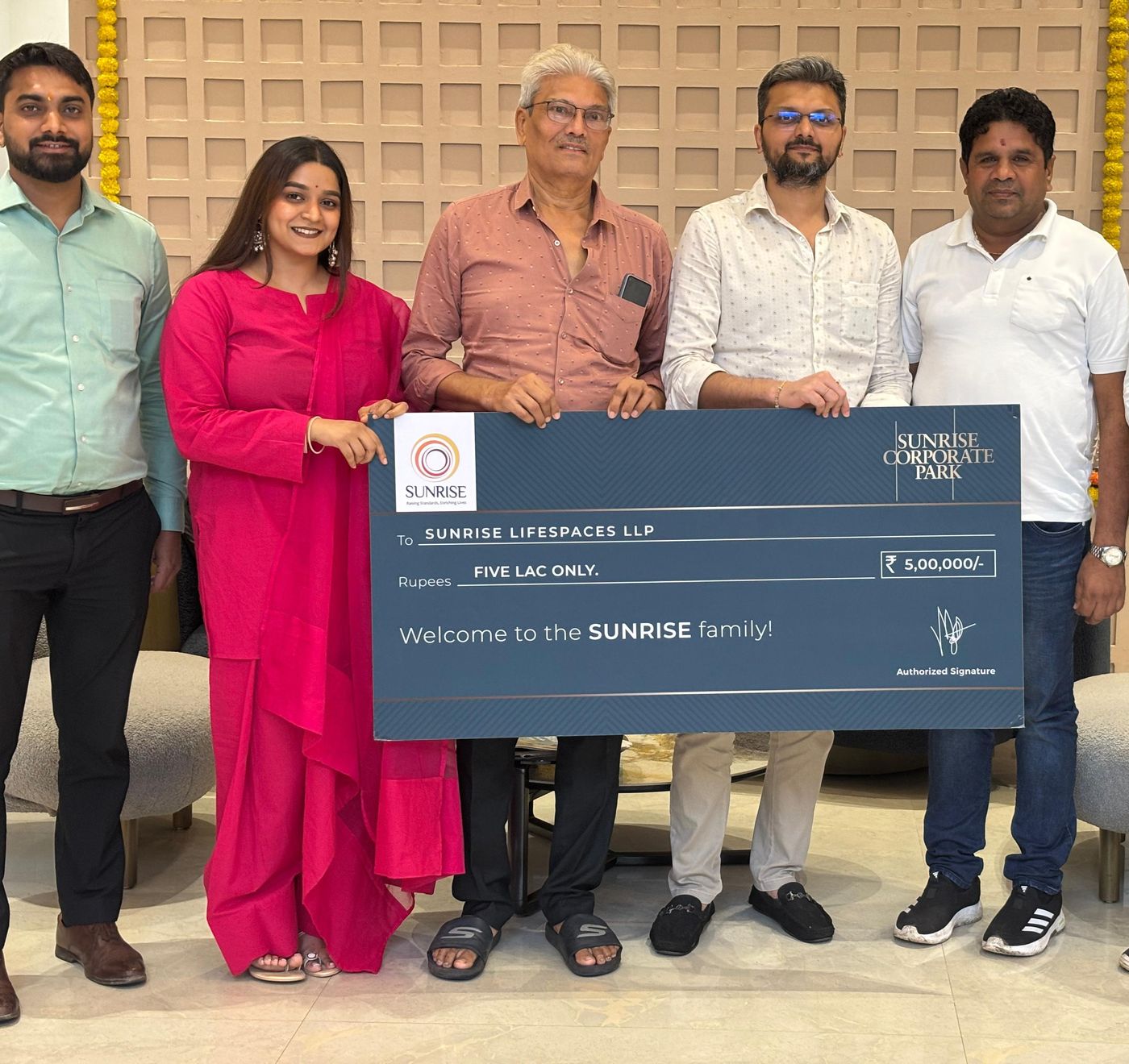 Welcomed into the Sunrise family — Sunrise Lifespaces, Thane (Sunrise Corporate Park)